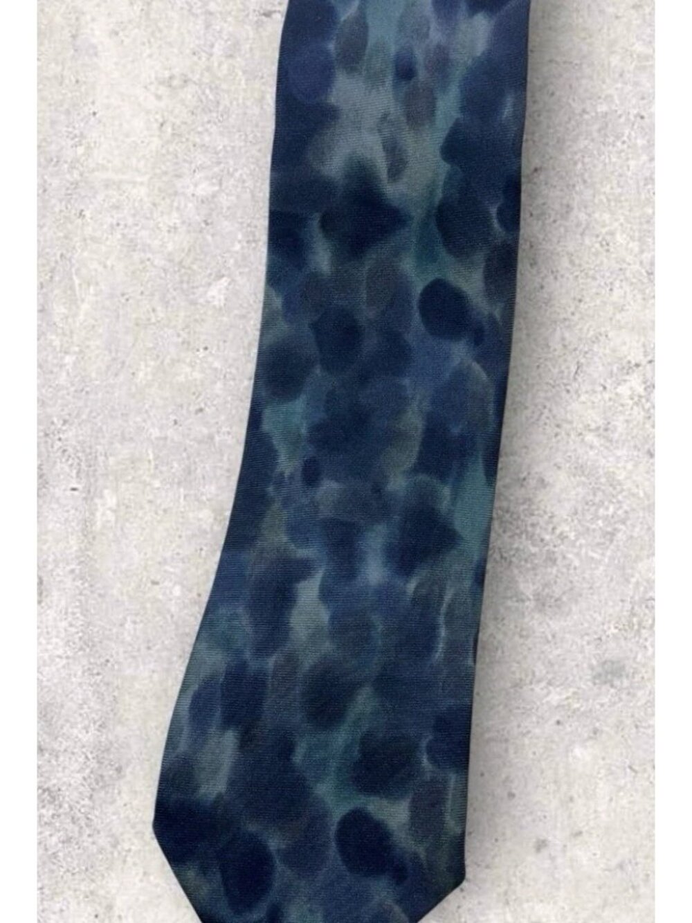 PAUL SMITH Silk Tie ITALY Blue Gray Art W:3.2" EUC - Picture 6 of 6